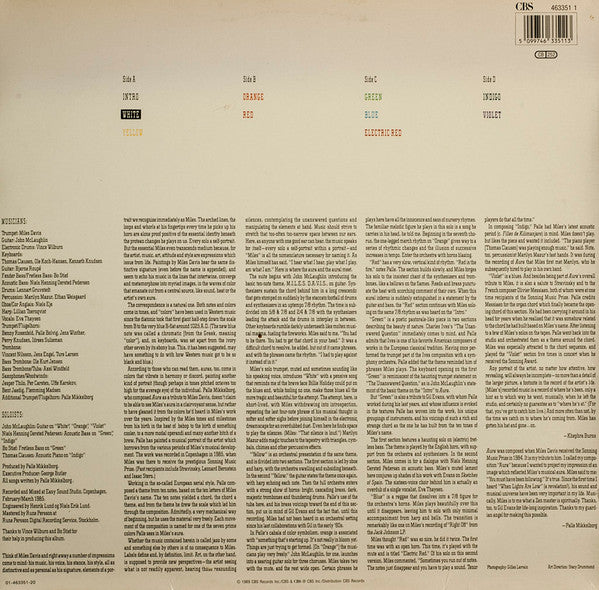 Miles Davis : Aura (2xLP, Album)