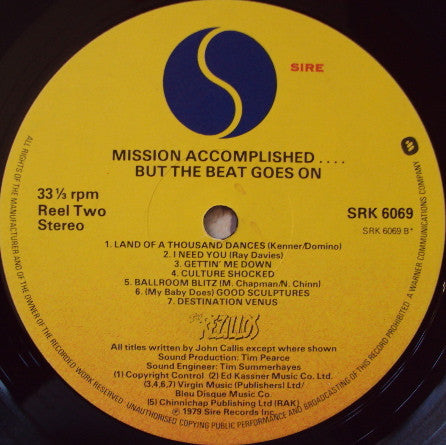 The Rezillos : Mission Accomplished... But The Beat Goes On (LP, Album)
