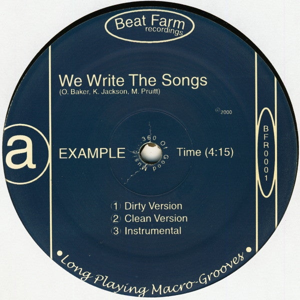 Example  ~ We Write The Songs b/w That Is... (Vinyl) - Djungel & Jazz