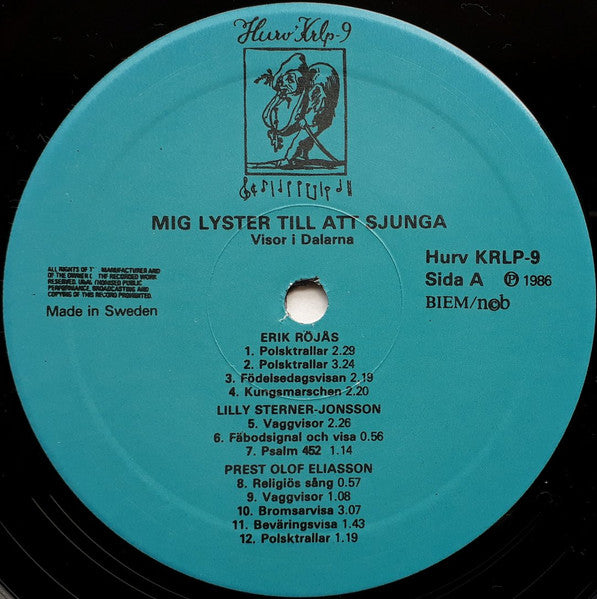 Various ~ Mig Lyster Till Att Sjunga - Visor I Dalarna (Vinyl) - Djungel & Jazz