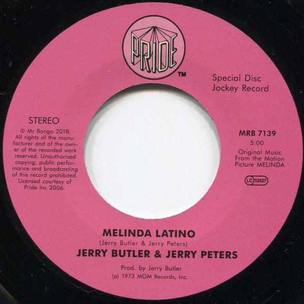 Jerry Butler & Jerry Peters / Jimmy Smith ~ Melinda Latino / I'm Gonna Love You Just A Little Bit More Babe (Vinyl) - Djungel & Jazz