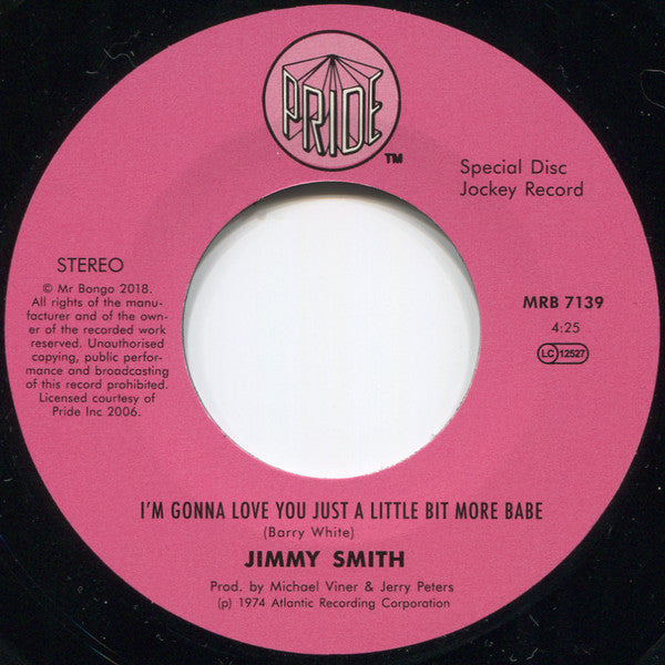 Jerry Butler & Jerry Peters / Jimmy Smith ~ Melinda Latino / I'm Gonna Love You Just A Little Bit More Babe (Vinyl) - Djungel & Jazz