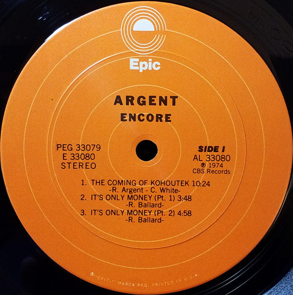 Argent ~ Encore (Vinyl) - Djungel & Jazz