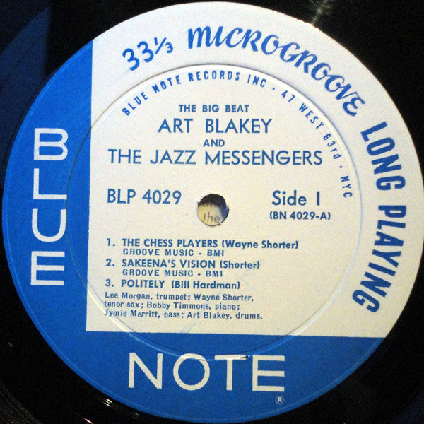 Art Blakey & The Jazz Messengers ~ The Big Beat (Vinyl) - Djungel & Jazz