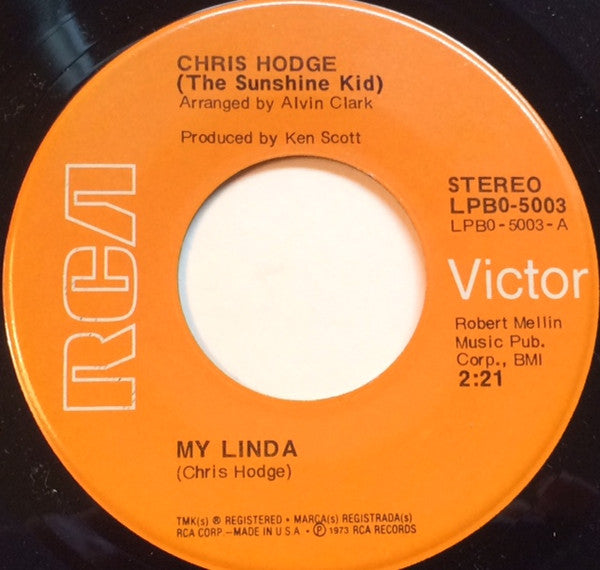 Chris Hodge  ~ My Linda (Vinyl) - Djungel & Jazz
