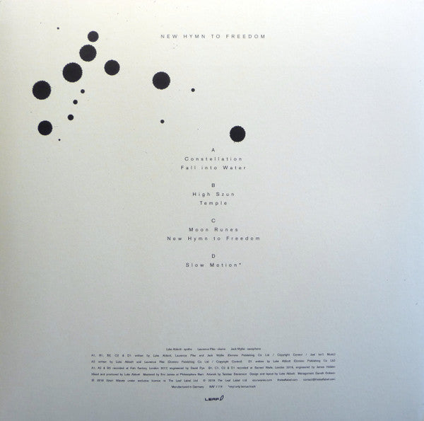 Szun Waves ~ New Hymn To Freedom (Vinyl) - Djungel & Jazz