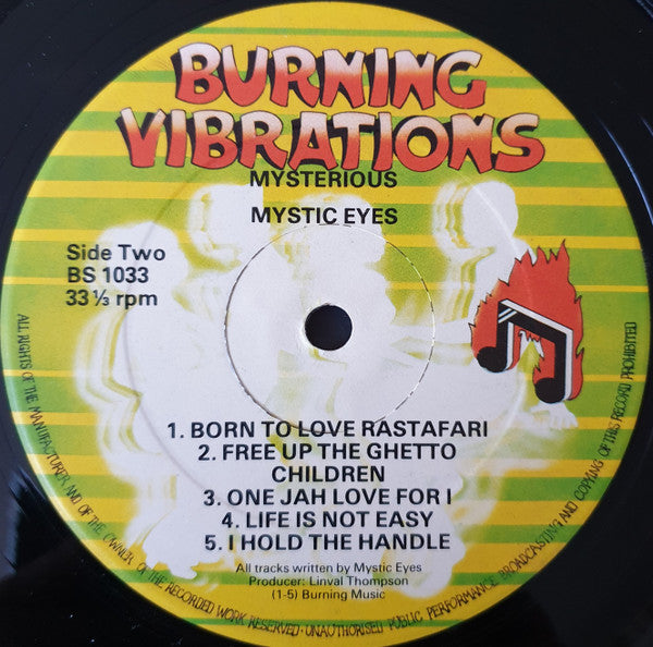 Mystic Eyes : Mysterious (LP, Album)