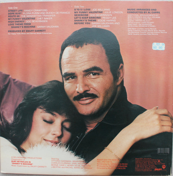 Various ~ The Soundtrack Music From Burt Reynolds Sharky's Machine (Vinyl) - Djungel & Jazz