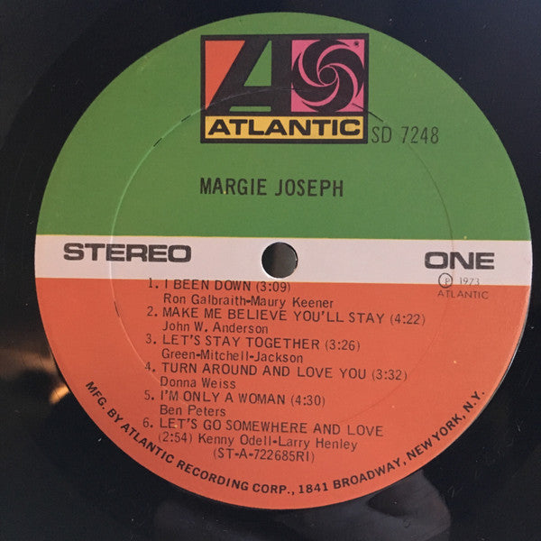 Margie Joseph ~ Margie Joseph (Vinyl) - Djungel & Jazz