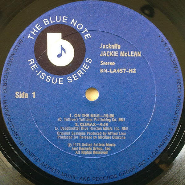 Jackie McLean ~ Jacknife (Vinyl) - Djungel & Jazz