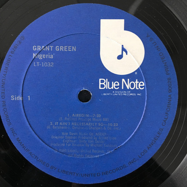 Grant Green : Nigeria (LP, Album)