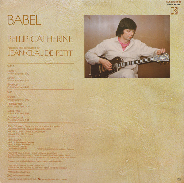 Philip Catherine ~ Babel (Vinyl) - Djungel & Jazz