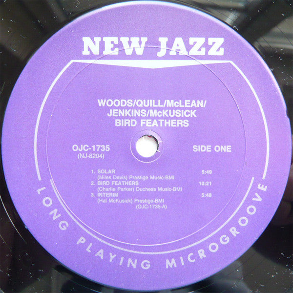 Phil Woods / Gene Quill / Jackie McLean / John Jenkins / Hal McKusick ~ Bird Feathers (Vinyl) - Djungel & Jazz