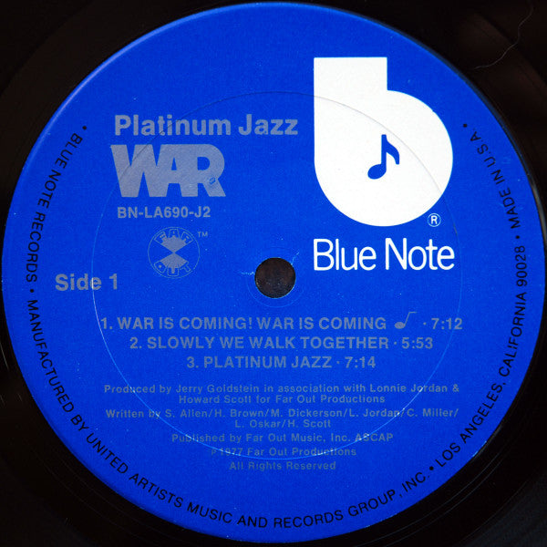 War ~ Platinum Jazz (Vinyl) - Djungel & Jazz