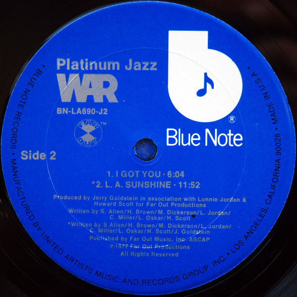 War ~ Platinum Jazz (Vinyl) - Djungel & Jazz