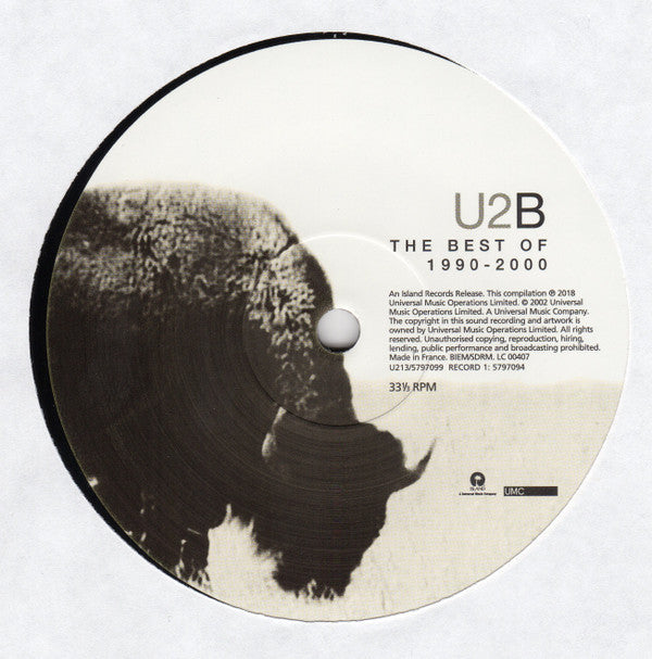 U2 : The Best Of 1990-2000 (2xLP, Comp, RE, RM, 180)