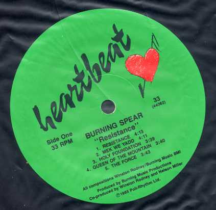 Burning Spear : Resistance (LP, Album)