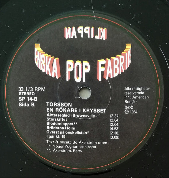 Torsson ~ En Rökare I Krysset (Vinyl) - Djungel & Jazz