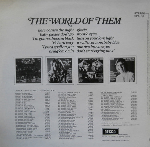 Them  ~ The World Of Them (Vinyl) - Djungel & Jazz