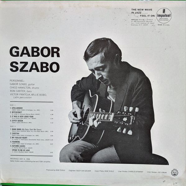 Gabor Szabo ~ Spellbinder (Vinyl) - Djungel & Jazz