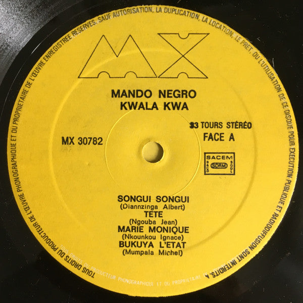 Orchestre Mando-Negro ~ Mando Negro Kwala Kwa (Vinyl) - Djungel & Jazz