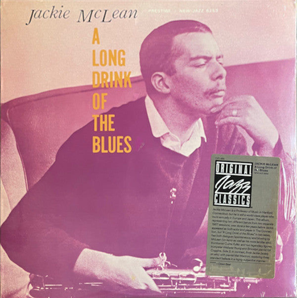 Jackie McLean : A Long Drink Of The Blues (LP, Album, Mono, RE, Pit)
