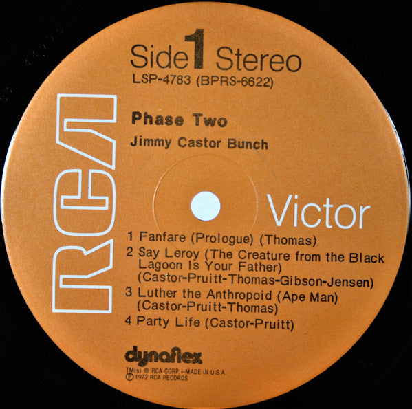 The Jimmy Castor Bunch : Phase Two (LP, Album, Ind)