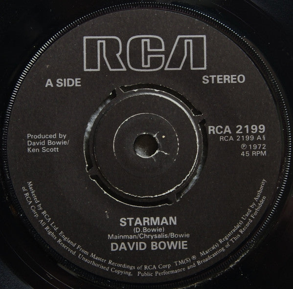 David Bowie ~ Starman / Suffragette City (Vinyl) - Djungel & Jazz