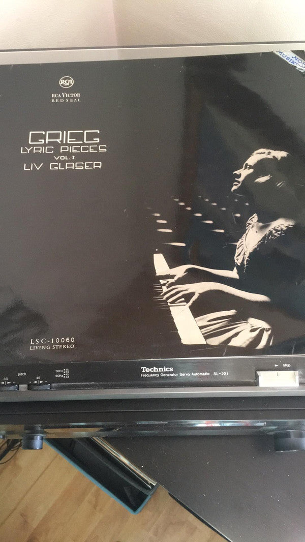 Grieg*, Liv Glaser : Lyric Pieces Vol. Ⅰ (LP, RE)