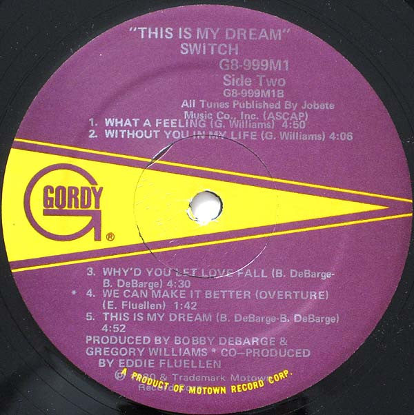 Switch  ~ This Is My Dream (Vinyl) - Djungel & Jazz