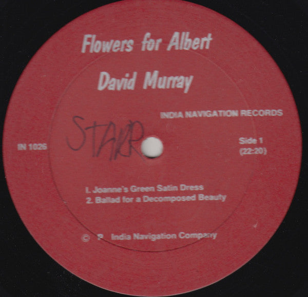 David Murray ~ Flowers For Albert (Vinyl) - Djungel & Jazz