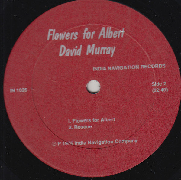 David Murray ~ Flowers For Albert (Vinyl) - Djungel & Jazz