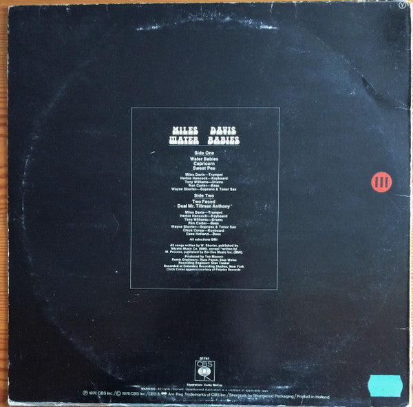 Miles Davis ~ Water Babies (Vinyl) - Djungel & Jazz