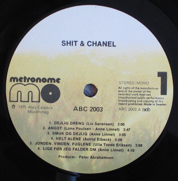 Shit & Chanel ~ Shit & Chanel (Vinyl) - Djungel & Jazz