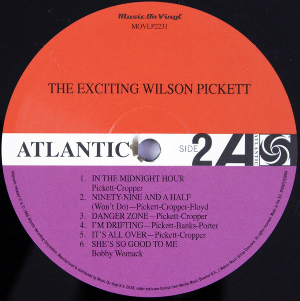 Wilson Pickett ~ The Exciting Wilson Pickett (Vinyl) - Djungel & Jazz