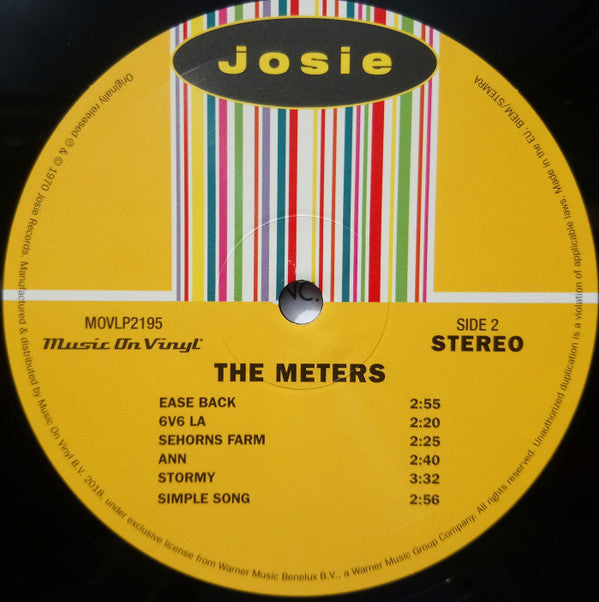 The Meters ~ The Meters (Vinyl) - Djungel & Jazz