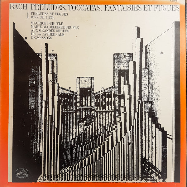 Johann Sebastian Bach, Maurice Duruflé, Marie-Madeleine Duruflé-Chevalier ~ Bach - Préludes, Toccatas, Fantaisies Et Fugues 1 (Vinyl) - Djungel & Jazz