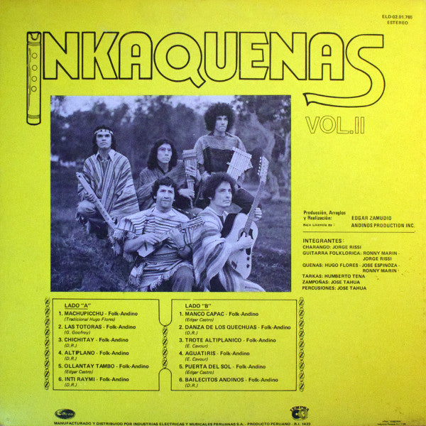 Inkaquenas ~ Inkaquenas Vol. II (Vinyl) - Djungel & Jazz