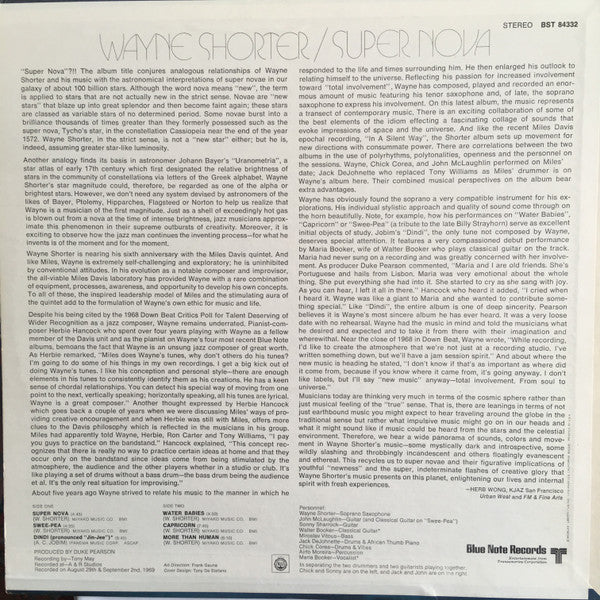 Wayne Shorter ~ Super Nova (Vinyl) - Djungel & Jazz