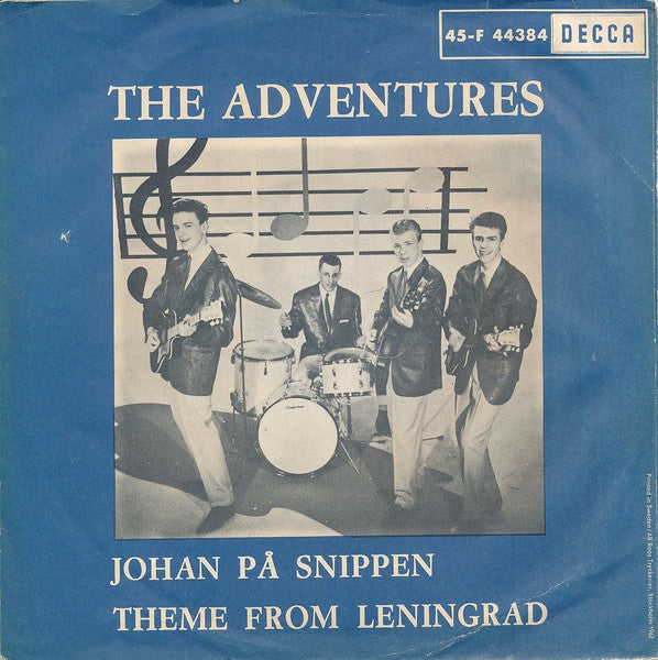 The Adventures  ~ Johan På Snippen / Theme From Leningrad (Vinyl) - Djungel & Jazz