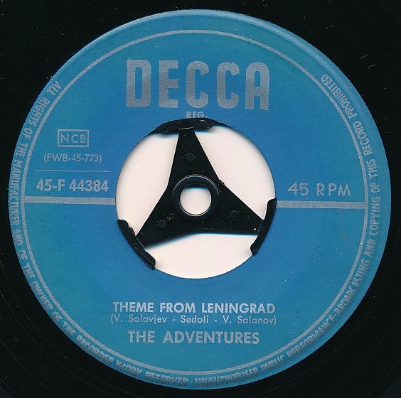 The Adventures  ~ Johan På Snippen / Theme From Leningrad (Vinyl) - Djungel & Jazz