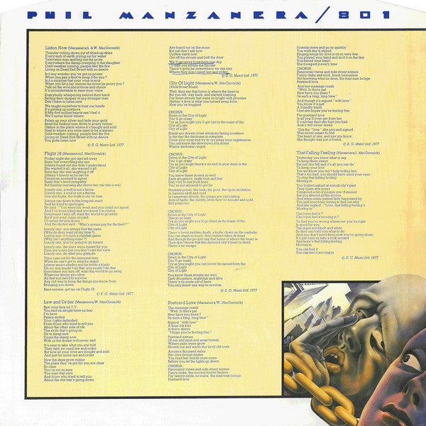 Phil Manzanera / 801 ~ Listen Now (Vinyl) - Djungel & Jazz