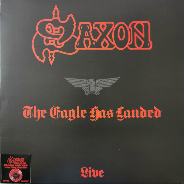 Saxon : The Eagle Has Landed (Live) (LP, Album, RE, Red)