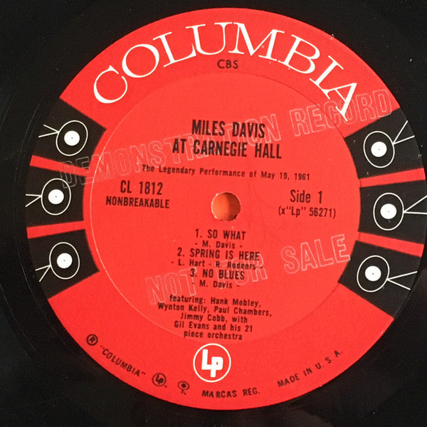 Miles Davis ~ Miles Davis At Carnegie Hall (Vinyl) - Djungel & Jazz