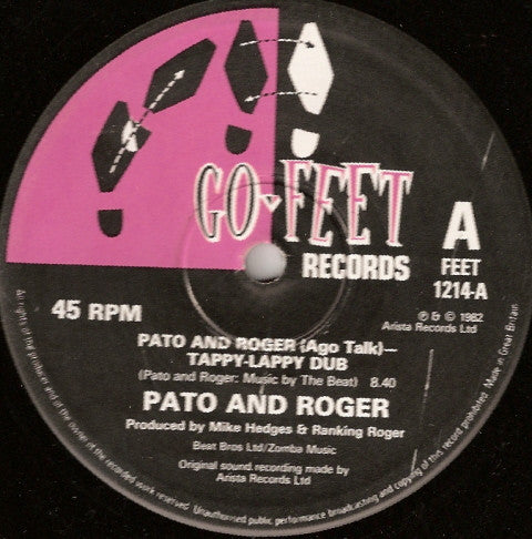 Pato* & Roger* : Pato & Roger (Ago Talk) / Tappy Lappy Dub (12", Single)