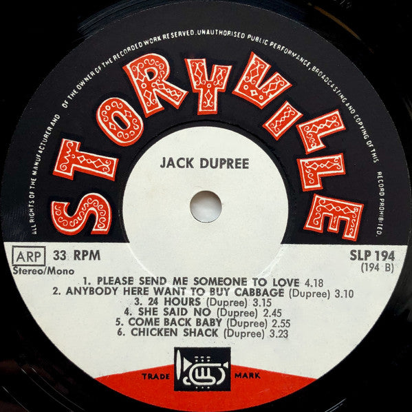 Champion Jack Dupree ~ The Blues Of Champion Jack Dupree (Vinyl) - Djungel & Jazz