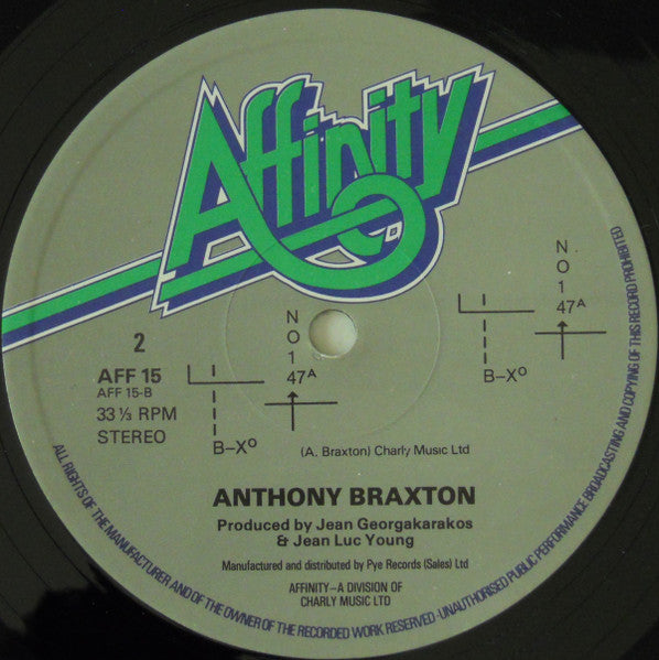 Anthony Braxton ~ B-X° / NO-I-47ᴬ (Vinyl) - Djungel & Jazz