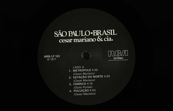 Cesar Mariano & Cia. ~ São Paulo • Brasil (Vinyl) - Djungel & Jazz