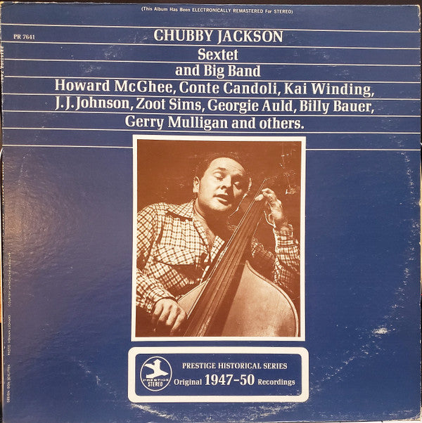 Chubby Jackson ~ Sextet And Big Band (Vinyl) - Djungel & Jazz