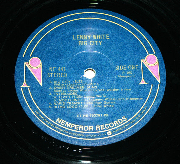 Lenny White : Big City (LP, Album, PR)